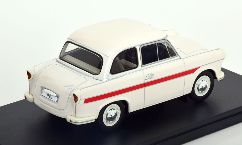 Trabant P50 1958-1962 Beige / Rood 1-24 Whitebox