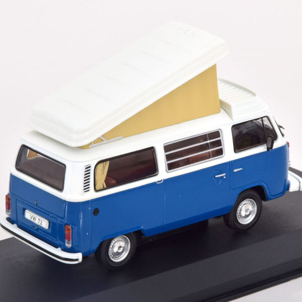 Volkswagen T2 "Westfalia Camping" 1978 Blauw / Wit 1-43 Ixo Models