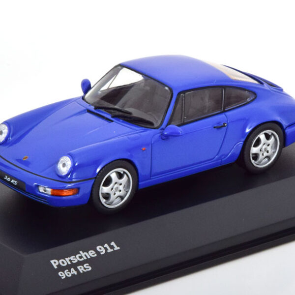 Porsche 911 (964) RS 1992 Blauw 1-43 Solido