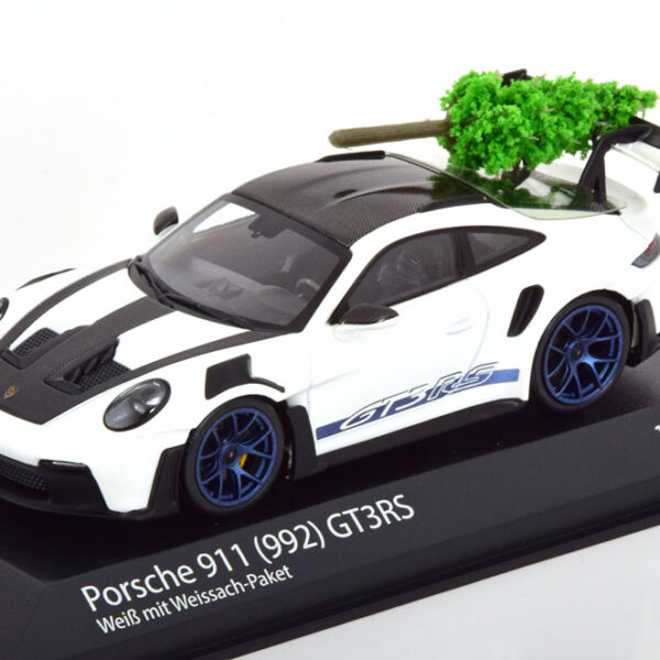 Porsche 911 (992) GT3 RS "Kerstmis Editie 2023" Wit 1:43 Minichamps Limited 523 Pieces