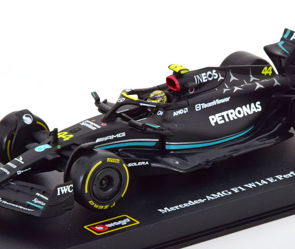 Mercedes-AMG Petronas F1 #44 W14E Performance Lewis Hamilton 1-43 Burago Racing Series