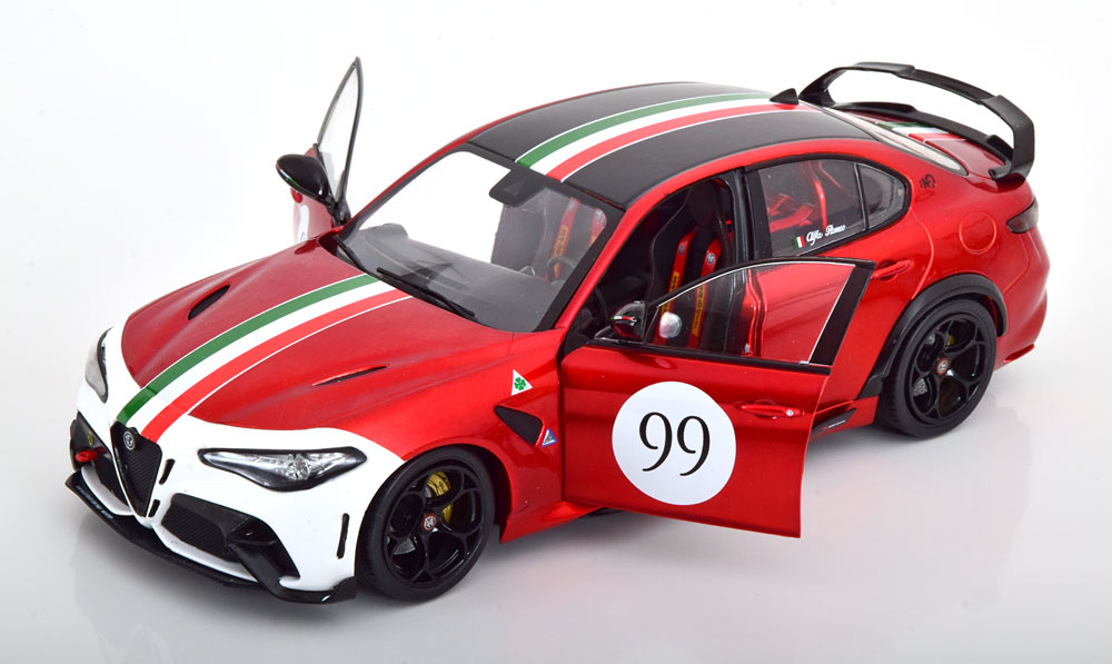 SOLIDO 1/18 - ALFA-ROMEO GIULIA GTA-M TRICOLORE MUGELLO - 2022 S1806904