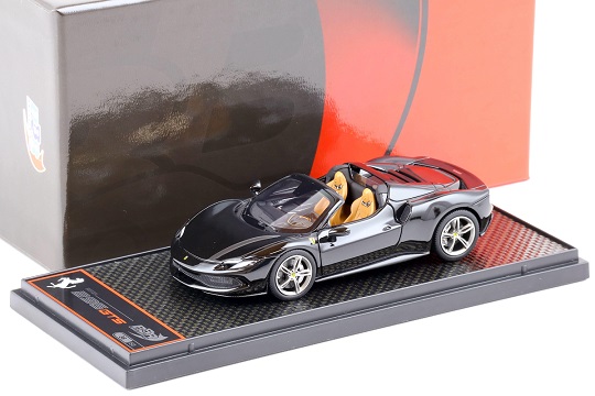 Ferrari 296 GTS Spider 2022 "New Daytona Black" 1-43 BBR-Models Limited 50 pcs.