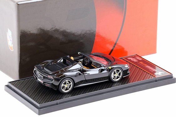 Ferrari 296 GTS Spider 2022 "New Daytona Black" 1-43 BBR-Models Limited 50 pcs.