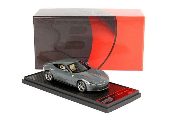 Ferrari Roma 2019 Grigio Medio (Grijs) 1-43 BBR-Models Limited 24 Pieces