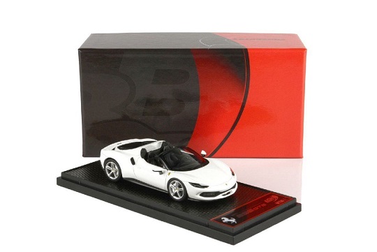 Ferrari 296 GTS Spider 2022 Bianco Cervino 1-43 BBR-Models Limited 50 Pieces