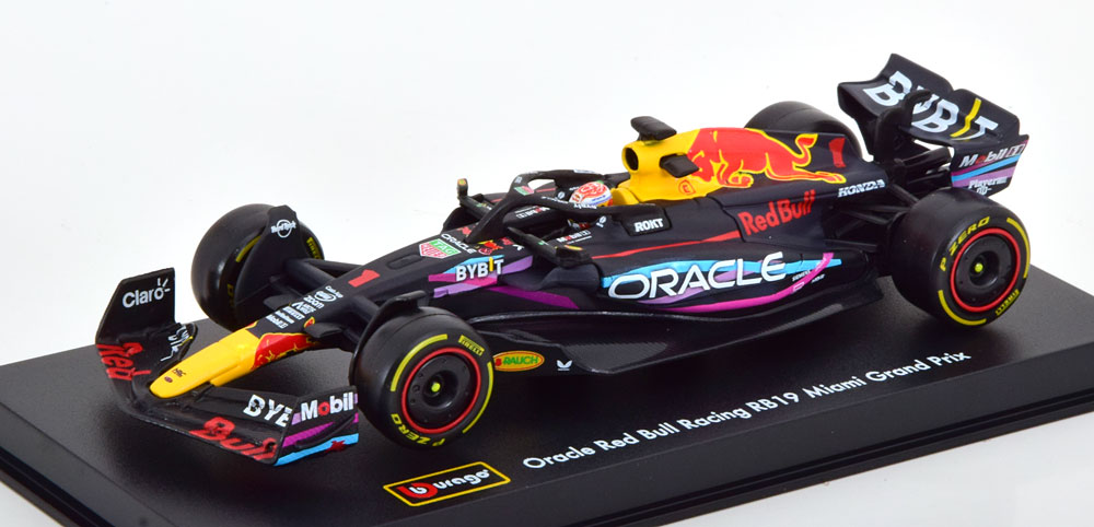 Oracle Red Bull Racing RB19 #1 GP Miami 2023 (USA) Max Verstappen 1-43 Burago Signature Series