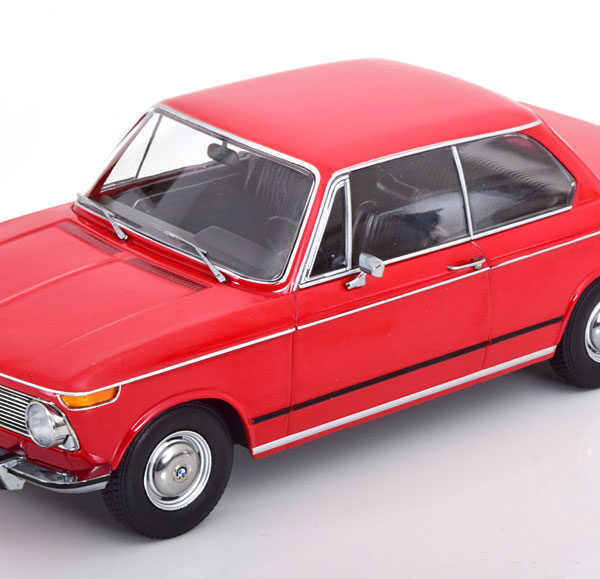 BMW 1602 ti 1971 (1.Serie) Rood 1-18 KK-Scale (Metaal)