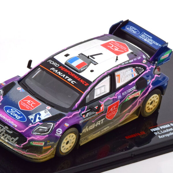 Ford Puma Rally1 No.7, Rally Acropolis 2022 Loubet/Landais 1-43 Ixo Models