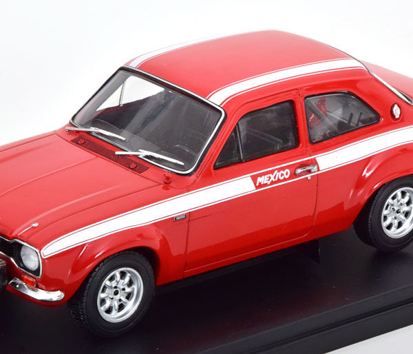 Ford Escort MK I RS 1600 "Mexico" 1970 Rood / Wit 1-24 Whitebox