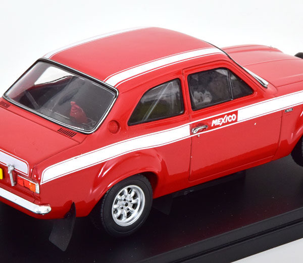 Ford Escort MK I RS 1600 "Mexico" 1970 Rood / Wit 1-24 Whitebox