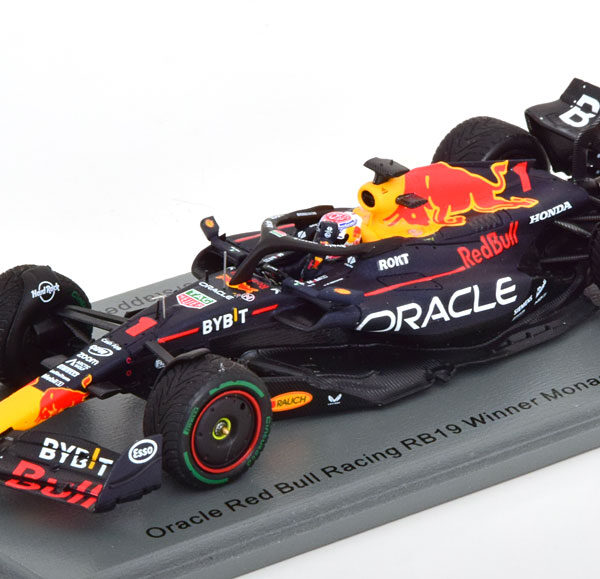 Oracle Red Bull Racing RB19 Winner Monaco GP 2023 Max Verstappen 1-43 Spark