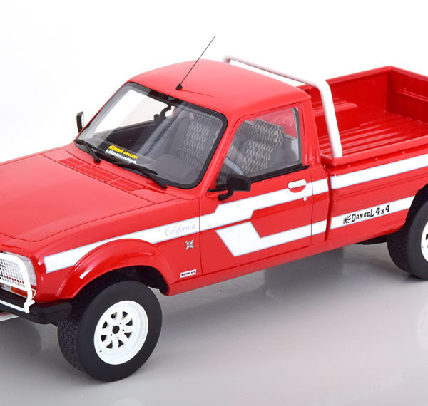 Peugeot 504 Pick Up "Dangel" 4x4 1993 Rood / Wit 1-18 Ottomobile Limited 2000 Pieces