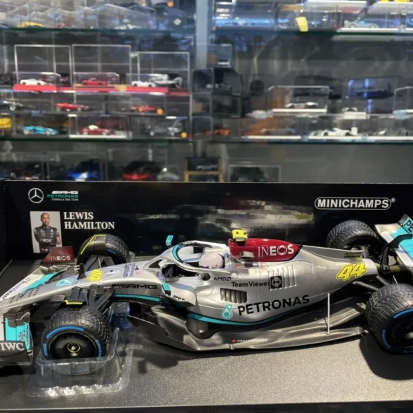 Mercedes-AMG Petronas One Team F1 Team W13 E Performance #44 Monaco GP 2022 Lewis Hamilton 1/18 Minichamps Limited 600 Pieces