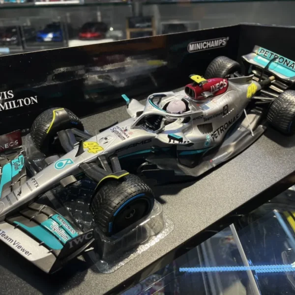 Mercedes-AMG Petronas One Team F1 Team W13 E Performance #44 Monaco GP 2022 Lewis Hamilton 1/18 Minichamps Limited 600 Pieces