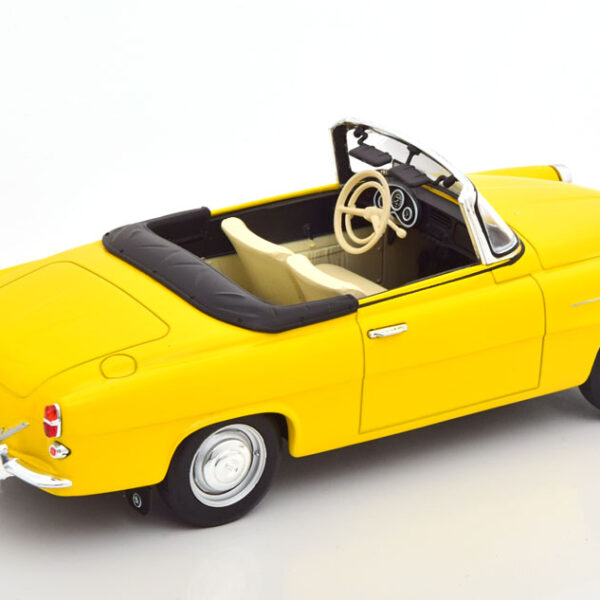 Skoda Felicia Cabriolet 1959 Geel 1-24 Whitebox