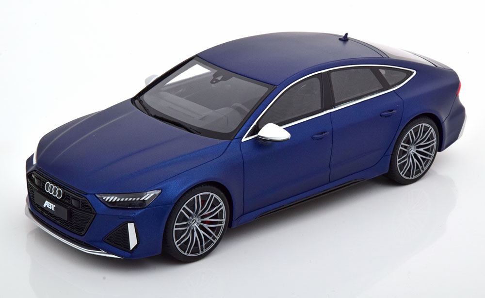 Audi RS7 "ABT Sportline" 2021 Mat Blauw Metallic 1-18 GT Spirit