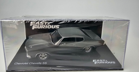 Chevrolet Chevelle SS 1970 "Fast and Furious" Grijs 1-43 Altaya Fast & Furious Collection