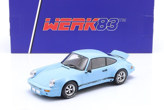 Porsche 911 Carrera 3.0 RSR 1974 "Street Version" Gulf Blauw 1:18 Werk83