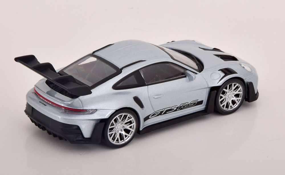 Porsche 911 GT3 RS 2022 Zilver / Zwart 1-43 Norev Jet Car