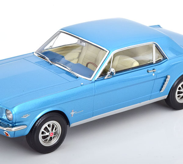 Ford Mustang Hardtop Coupe 1965 Blauw Metallic 1-18 Norev