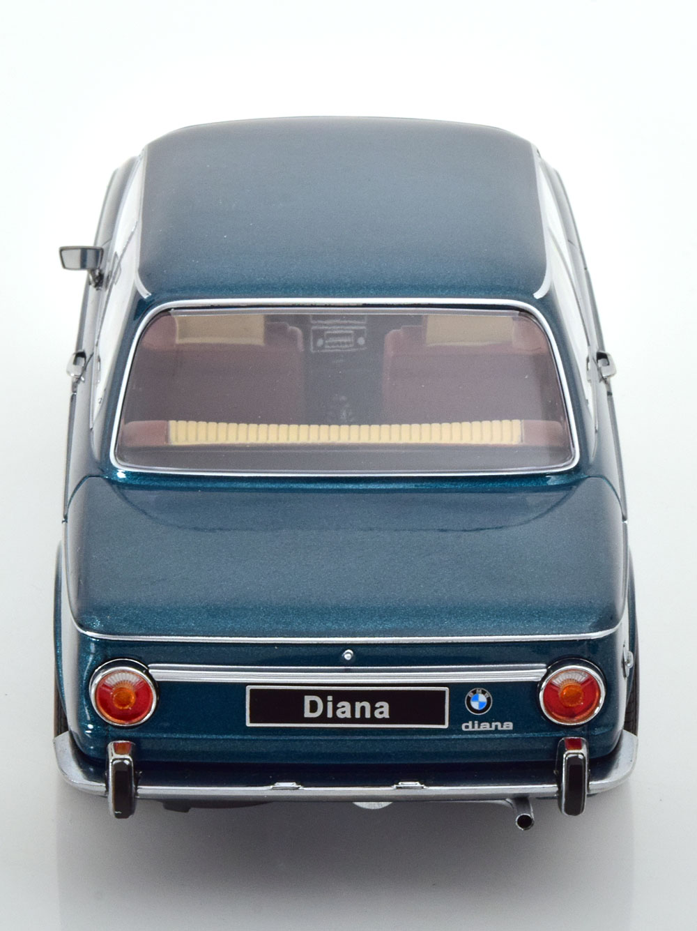 BMW 2002 ti Diana 1970 Turquoise Metallic 1-18 KK-Scale (Metaal)