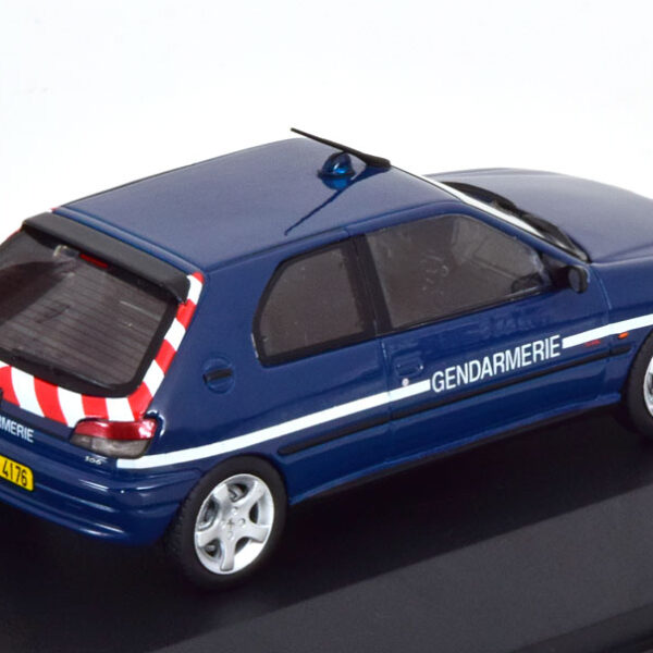 Peugeot 306 S16 1998 "Gendarmerie" Blauw 1-43 Solido