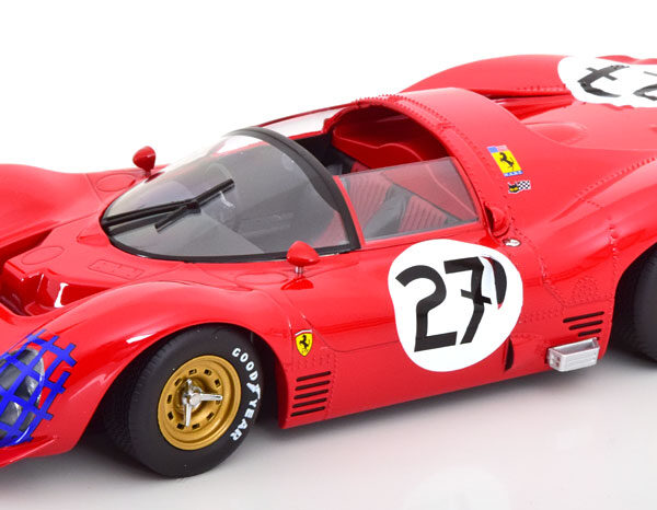 Ferrari 330 P3 Spider #27 24Hrs LeMans 1966 R.Ginther/P.Rodriguez 1:18 Werk83 (Metaal)