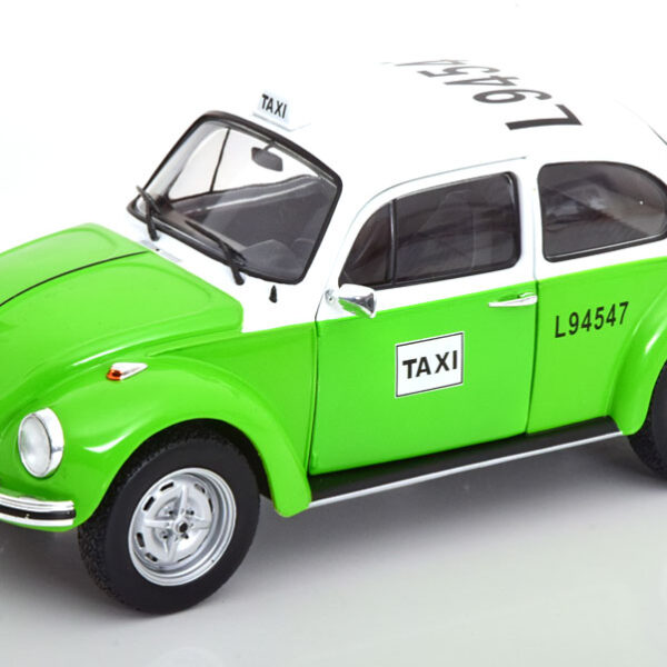 Volkswagen Kever 1303 1974 "Mexican Taxi" Groen / Wit 1-18 Solido