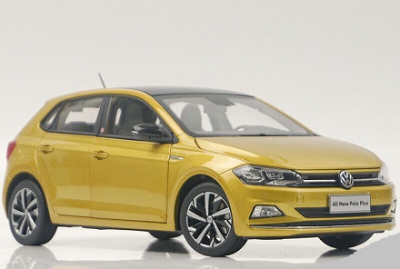 Volkswagen Polo 2019 ( 5-Deurs) Goud Metallic 1-18 Paudi Models