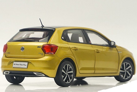 Volkswagen Polo 2019 ( 5-Deurs) Goud Metallic 1-18 Paudi Models