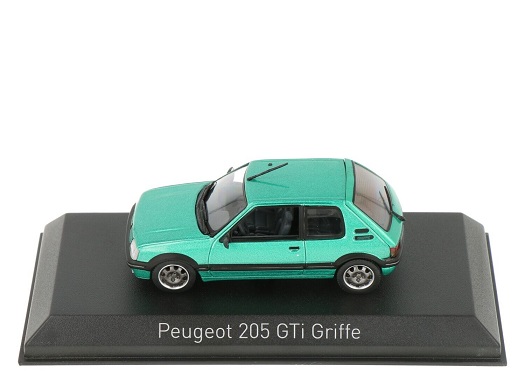 Peugeot 205 GTI "Griffe" 1990 Groen Metallic 1-43 Norev