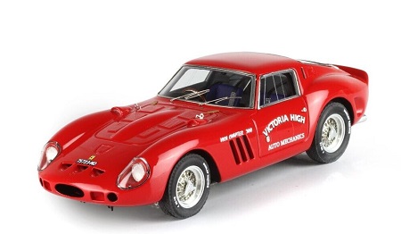 Ferrari 250 GTO 1965 S/N 3589 "Victoria High School" Rood 1-43 BBR-Models Limited 150 Pieces