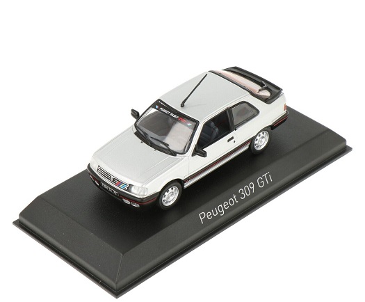 Peugeot 309 GTi 1987 Futura Grey (with PTS Deco) 1:43 Norev