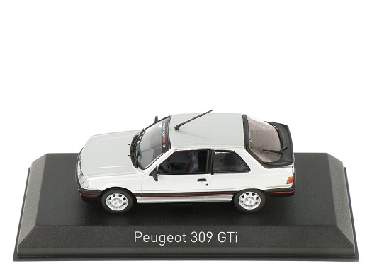 Peugeot 309 GTi 1987 Futura Grey (with PTS Deco) 1:43 Norev