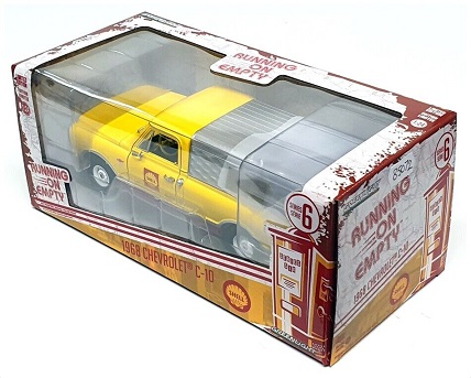 Chevrolet C-10 Truck 1968 "Shell" Yellow/Red 1-24 Greenlight Collectibles