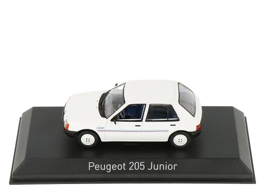 Peugeot 205 Junior 1988 White 1-43 Norev