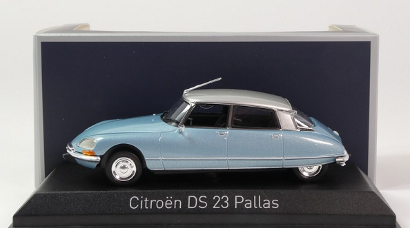 Citroen DS 23 Pallas 1973 Blauw Metallic / Zilver 1-43 Norev