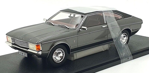 Ford Granada Coupe 1972 Grey Metallic 1-18 Cult Scale Models (Resin)