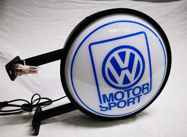 Wand Lamp (Led) “VW Motorsport” Diameter 30 cm