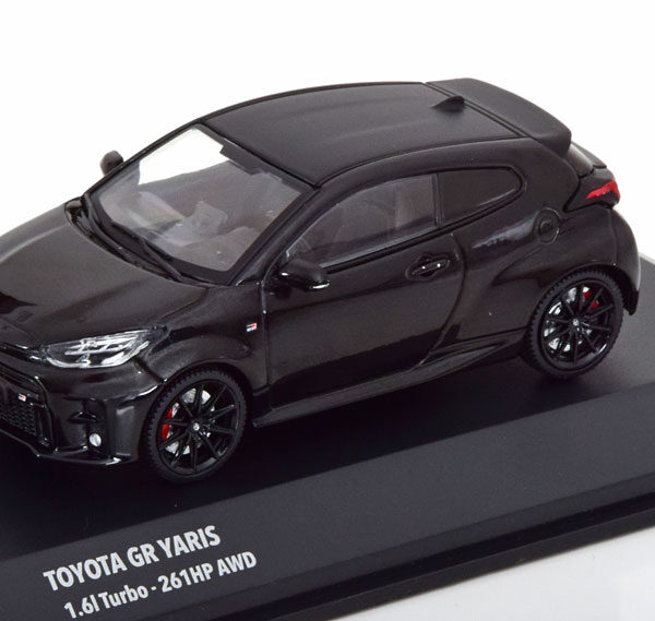 Toyota GR Yaris 2021 Zwart 1-43 Solido