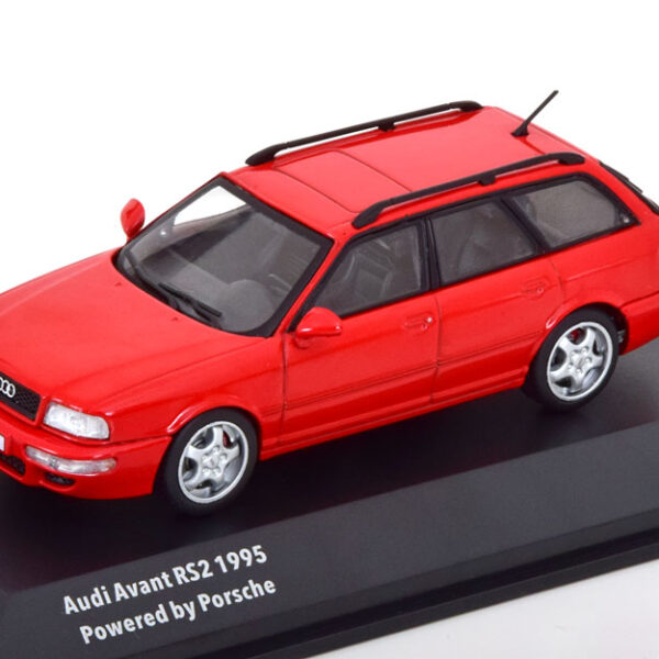 Audi Avant RS2 1995 (Powered by Porsche) Rood 1-43 Solido