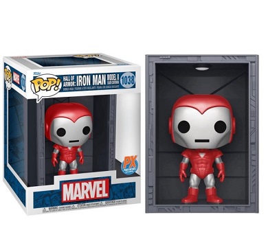 Funko POP! Deluxe: Hall of Armor Iron Man Model 8: Silver Centurion (PX Previews Exclusive)