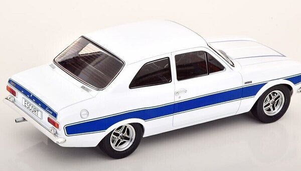 Ford Escort MK I RS 2000 1973 Wit / Blauw 1-18 MCG Models