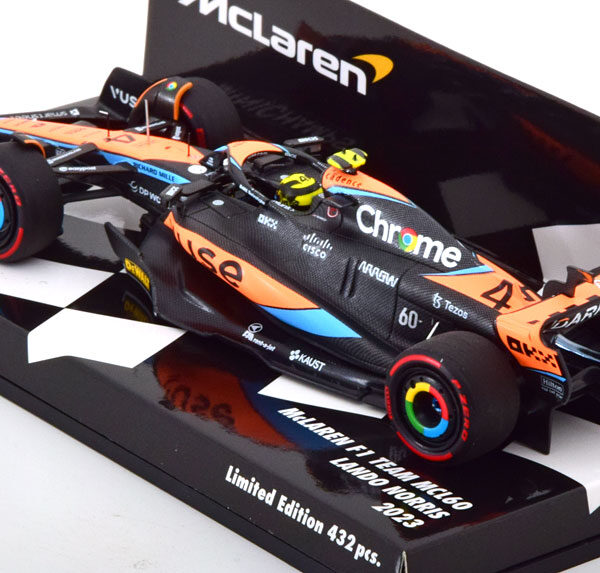 McLaren F1 Team MCL60 2023 Lando Norris 1-43 Minichamps Limited 432 Pieces