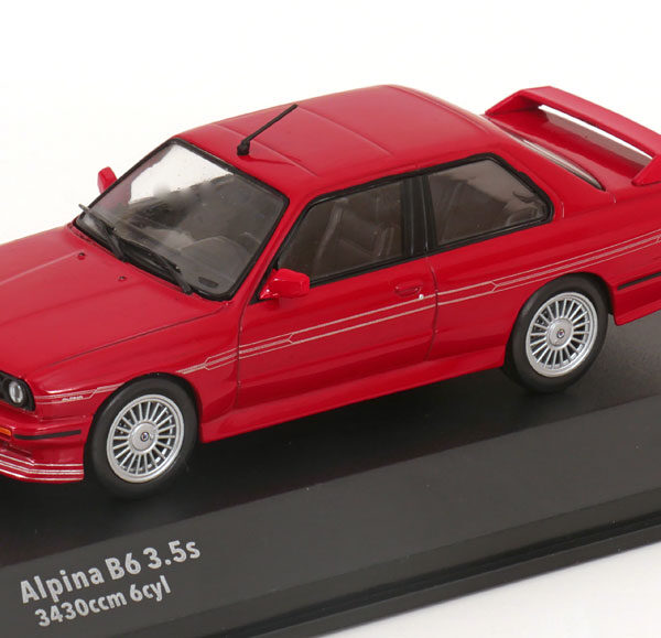 BMW E30 Alpina B6 3.5S 1990 Rood 1-43 Solido