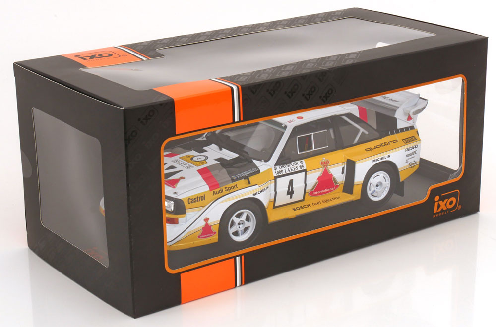 Audi Sport Quattro S1 No.4, Rally 1000 Lakes 1985 Blomquist