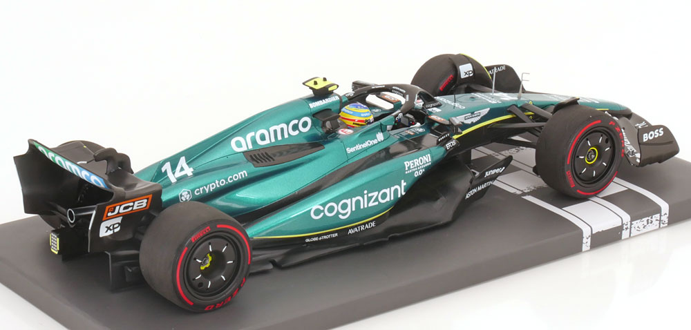 Aston Martin Aramco Cognizant F1 Team #14 AMR23 3e Place GP Australian 2023 Fernando Alonso 1-18 Minichamps Limited 240 Pieces (Resin)