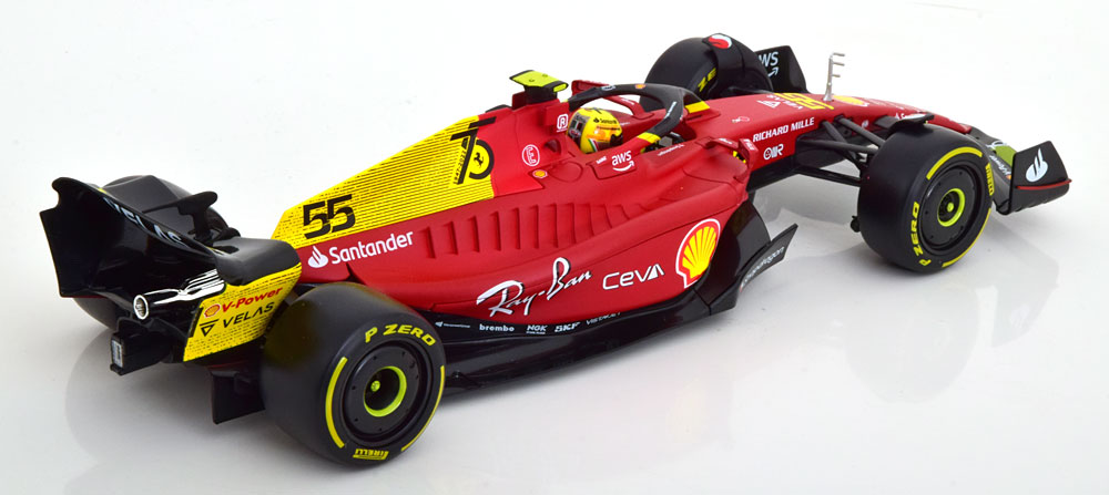 Ferrari F1-75 GP Monza (Italy) 2022 C.Sainz 1-18 Bburago Racing Series