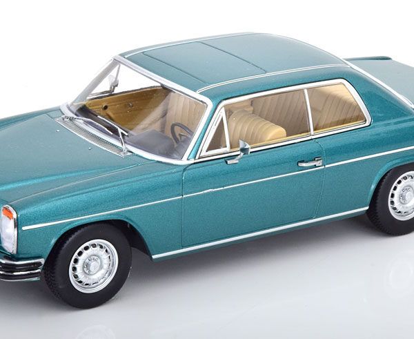 Mercedes-Benz 280C/8 (W114) Coupe 1969 Groen Metallic 1-18 KK-Scale (Metaal)